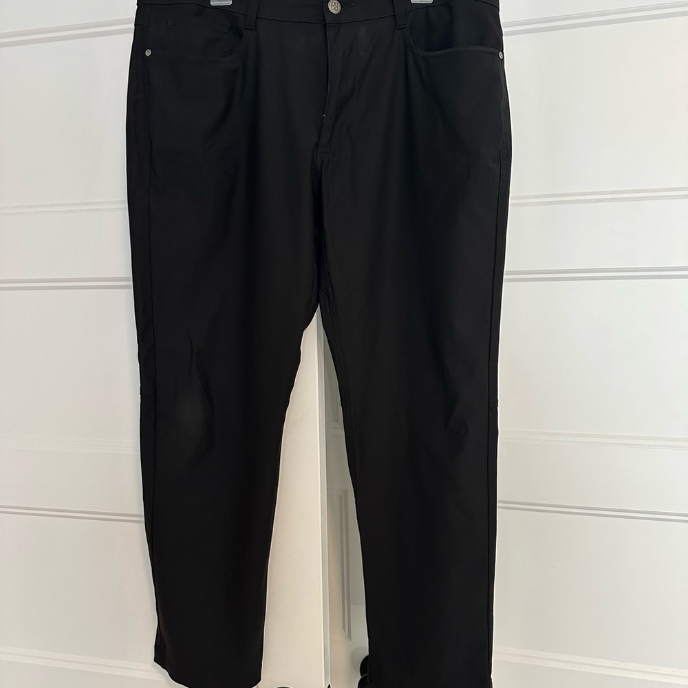 Swiss Tech Black Chinos